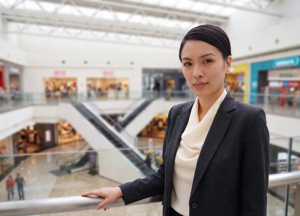 Shopping mall operators source photograph